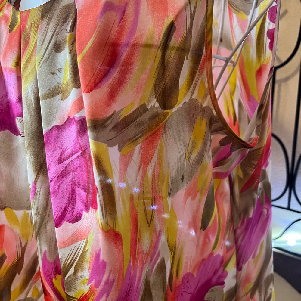 Elementz Multicolor Abstract Blouse - Picture 3 of 5